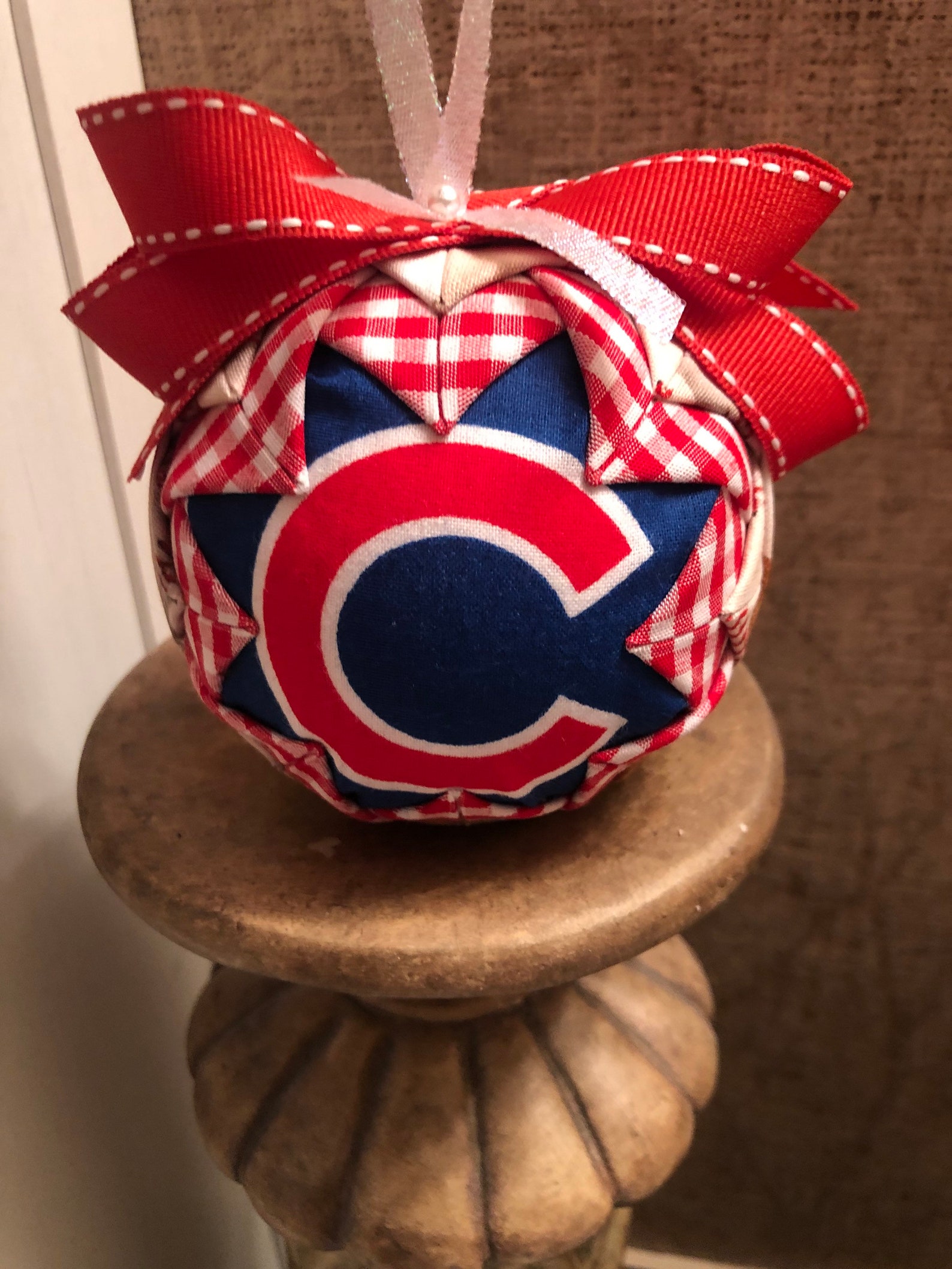 Chicago Cubs Christmas Ornament Cubs Ornament Baseball Etsy