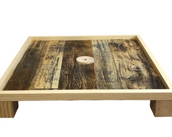 16" Wood Base - Wood base for bird stand - Base Only