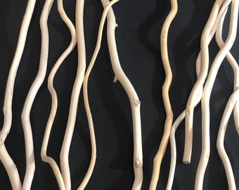 Corkscrew Willow Branches, Diffusers, Bird Toys - Bundle of 40