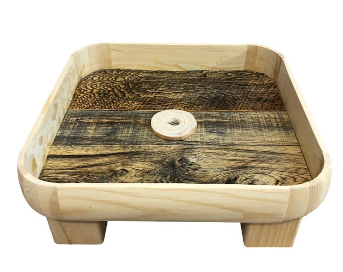 Small 9" Wood Base