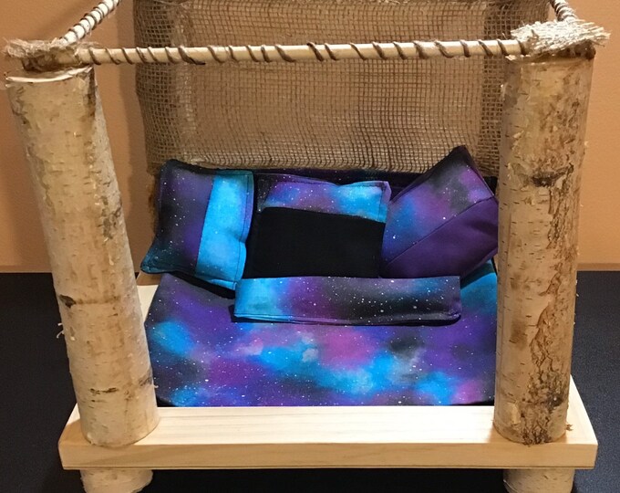 Large, Luxury Pet Bed,  Natural Wood, Small Pets