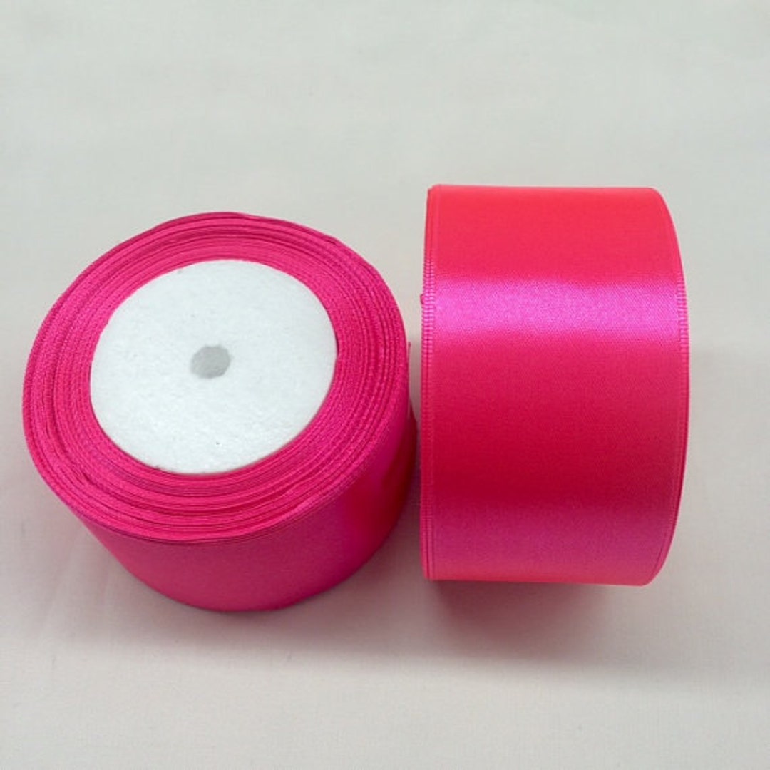 Baby Pink Satin Ribbon 3 Inch 25 Yard Roll for Gift Wrapping