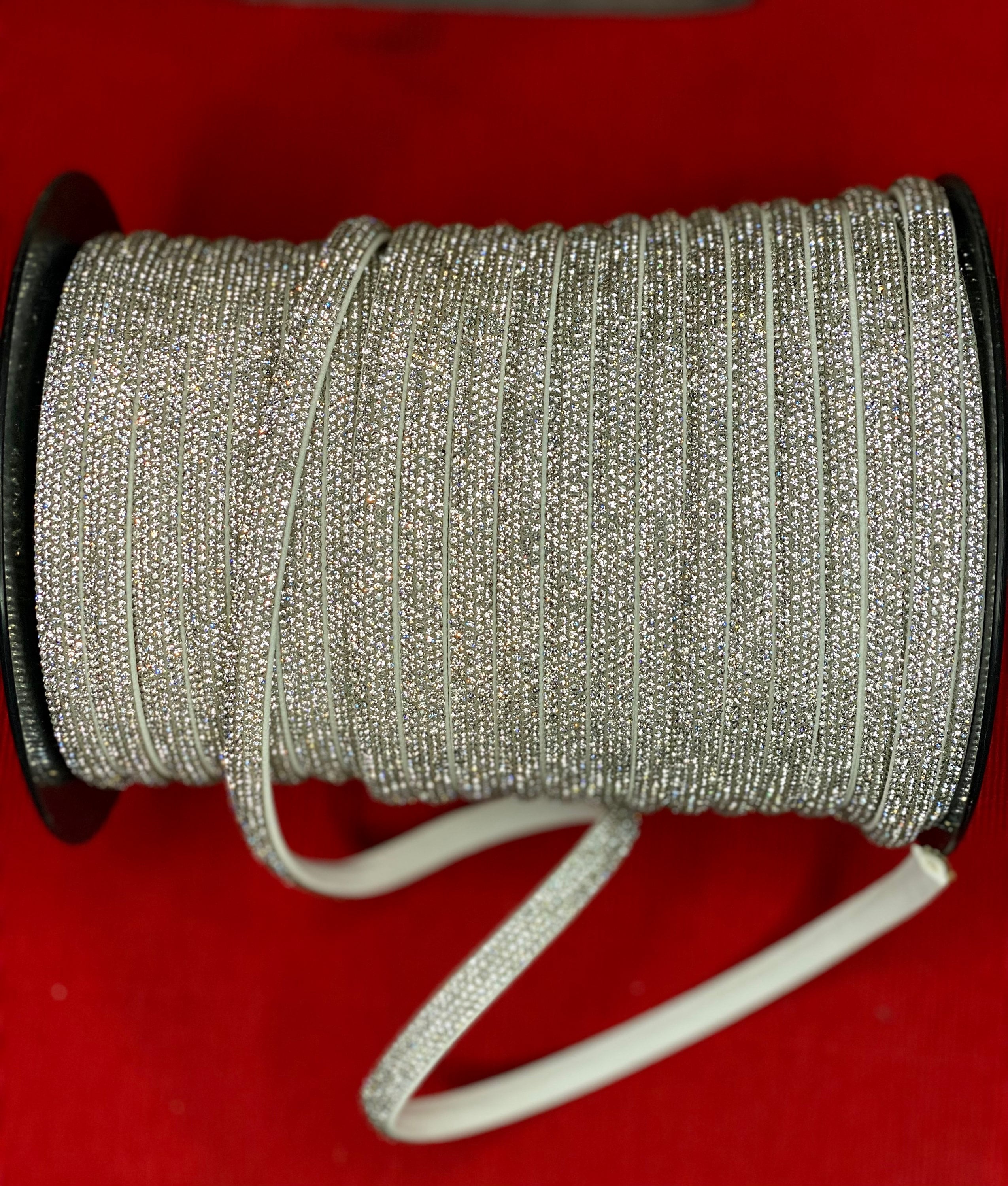 2 Yards 6mm Rhinestone Rope: Crystal DIY Trimming - Etsy