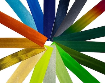 12 yards 5/8 inch Single Fold Satin Bias Tape