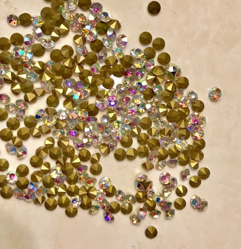 6mm Loose Pointy Rhinestone Packs/ Swarovski Shine Rhinestones | Etsy