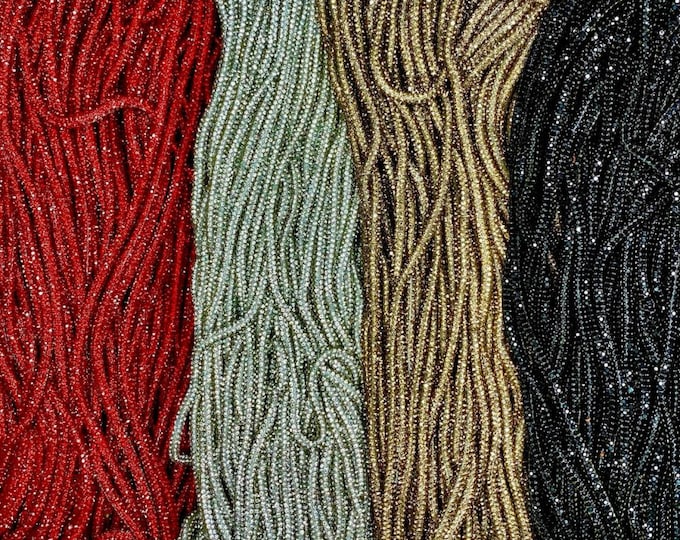 Women Elegant Silver Multi Colour Chunky Rope Effect Rhinestone Sparkly ...