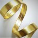 8mm. 10mm. 15mm. 20mm 25mm Or 30mm Light Gold Synthetic leather bias tape 