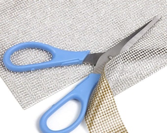 Crystal AB Mesh Rhinestone Panel - Glass Rhinestone Sheets Iron On Size SS6/2MM Price Per 1 Sheet
