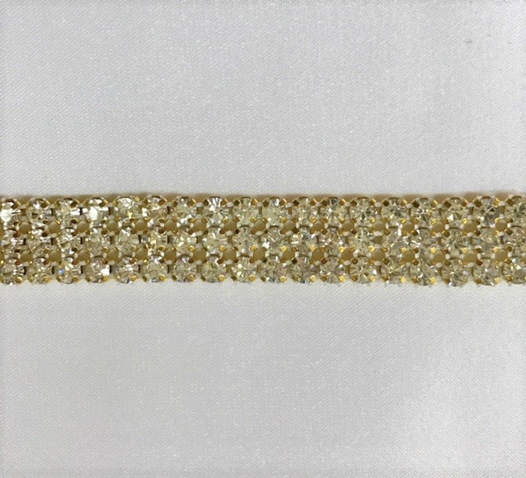 Rhinestone Piping Trim By The Yard : Buy Cheap & Discount Fashion Fabric  Online