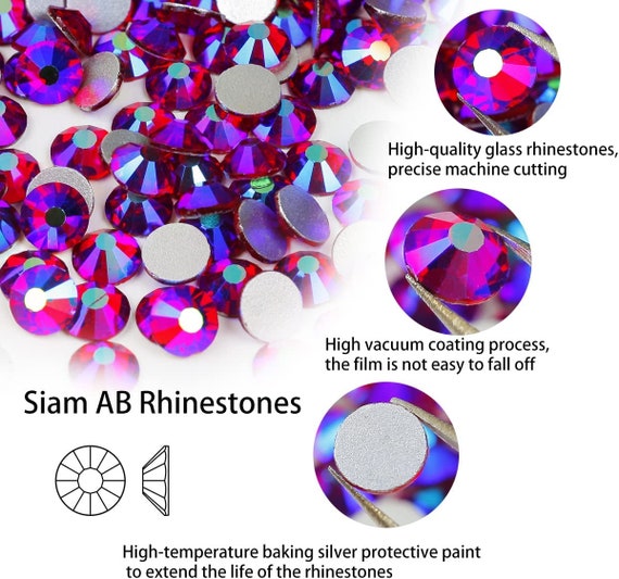 Siam AB Flatback Rhinestones - Bling Your Things - Rhinestones