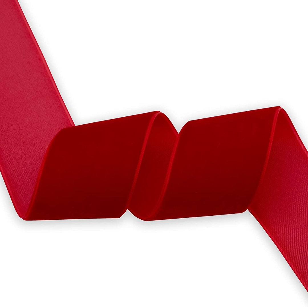 1 Inch Wide Nylon Single Face Velvet Ribbon - Etsy