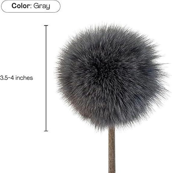 Genuine Fox Pom Pom Fox Fur Pompoms – ATELIER YARNS main image 4