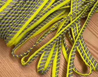 Cord Edge Piping Trim Satin bias tape lip cotton fabric Cord Edge Rope Ribbon upholstery Sewing piping trims 10 yards