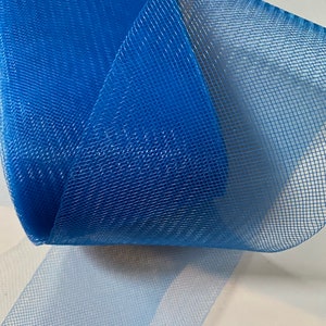 3'' Inch Polyester Horsehair Braid selling per Roll/ 22 Yards 18 Different Colors Royal Blue