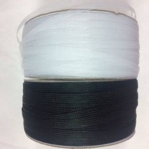 1/4 "zoll Polyester Schwarzes Oder Weißes Rosshaar Geflecht, Verkauf Pro Rolle