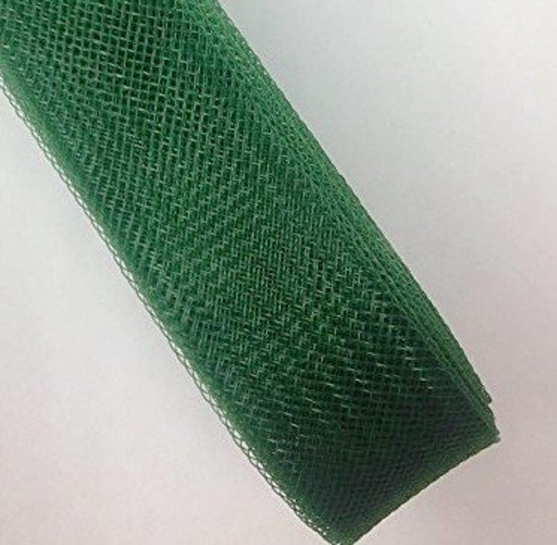 3'' Inch Polyester Horsehair Braid selling per Roll/ 22 Yards 18 Different Colors Dark Green