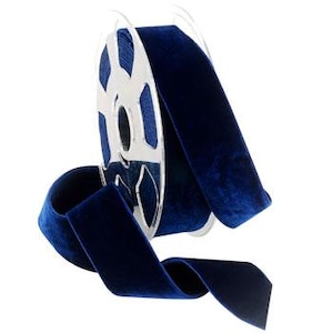 Double Face Nylon Samtband, 1.5"-Zoll / 7 verschiedene Farben Made in der Schweiz / Preis Meterware
