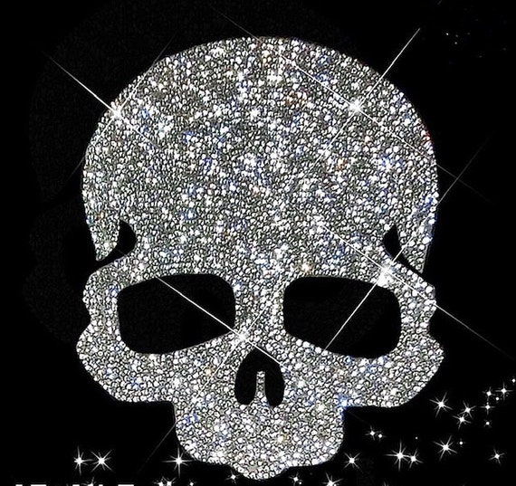 Playera de calavera con brillos hotsell