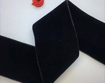 Swiss Velvet Nylon Ribbon: 1.5-Inch Double Face Nylvalour - Price Per Yard