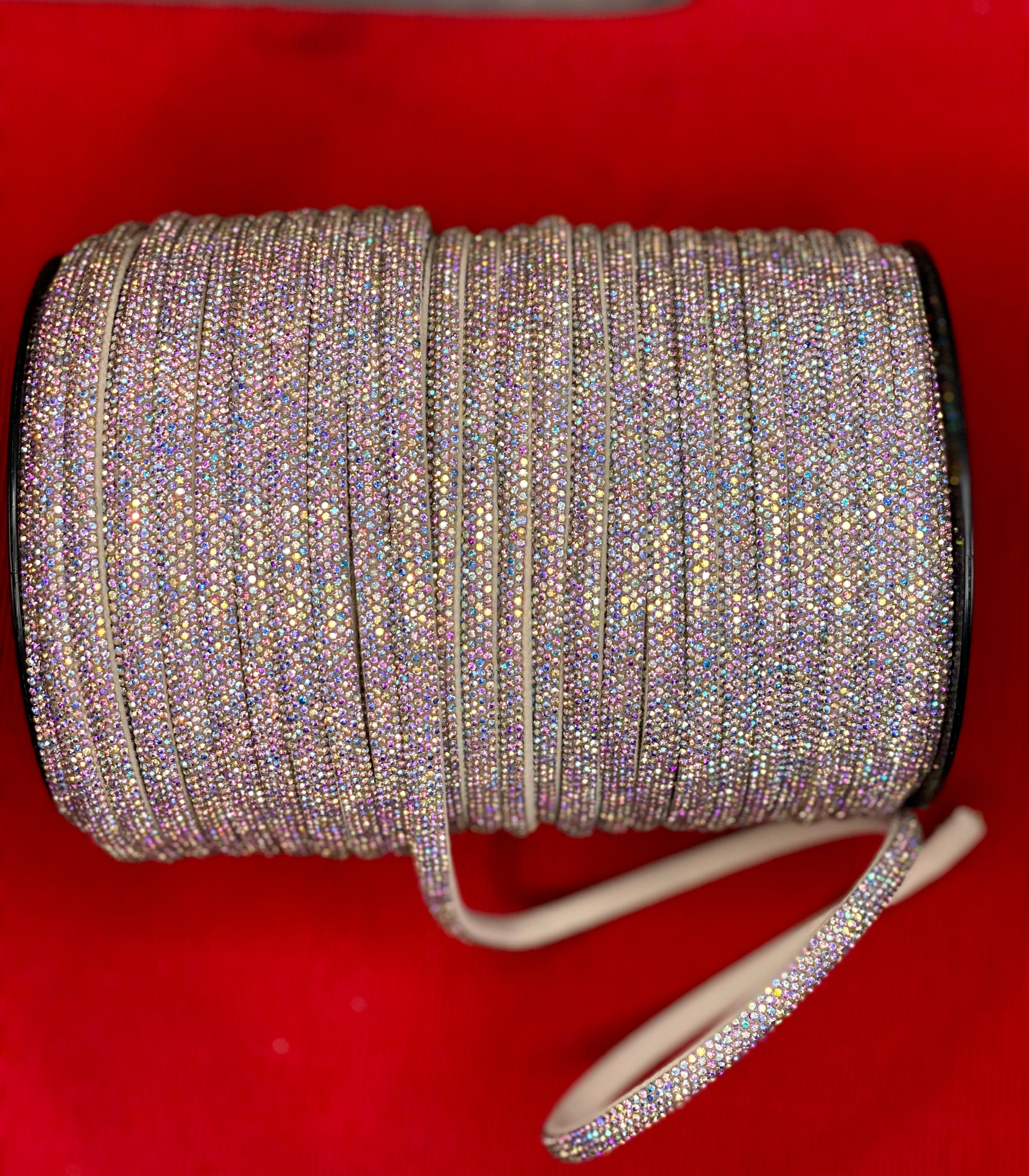 2 Yards 6mm Rhinestone Rope: Crystal DIY Trimming - Etsy