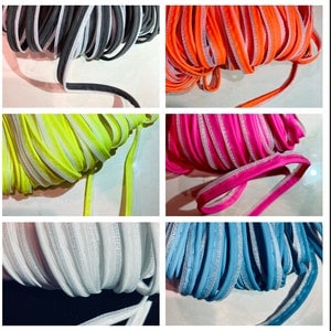 Reflective Cord-Edge -Piping Trim,Lip Cord for Clothing Pillows, Lamps, Draperies Sew on Reflective Piping - high Visibility hi vis