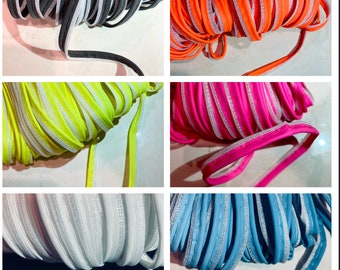 Reflective Cord-Edge -Piping Trim,Lip Cord for Clothing Pillows, Lamps, Draperies Sew on Reflective Piping - high Visibility hi vis