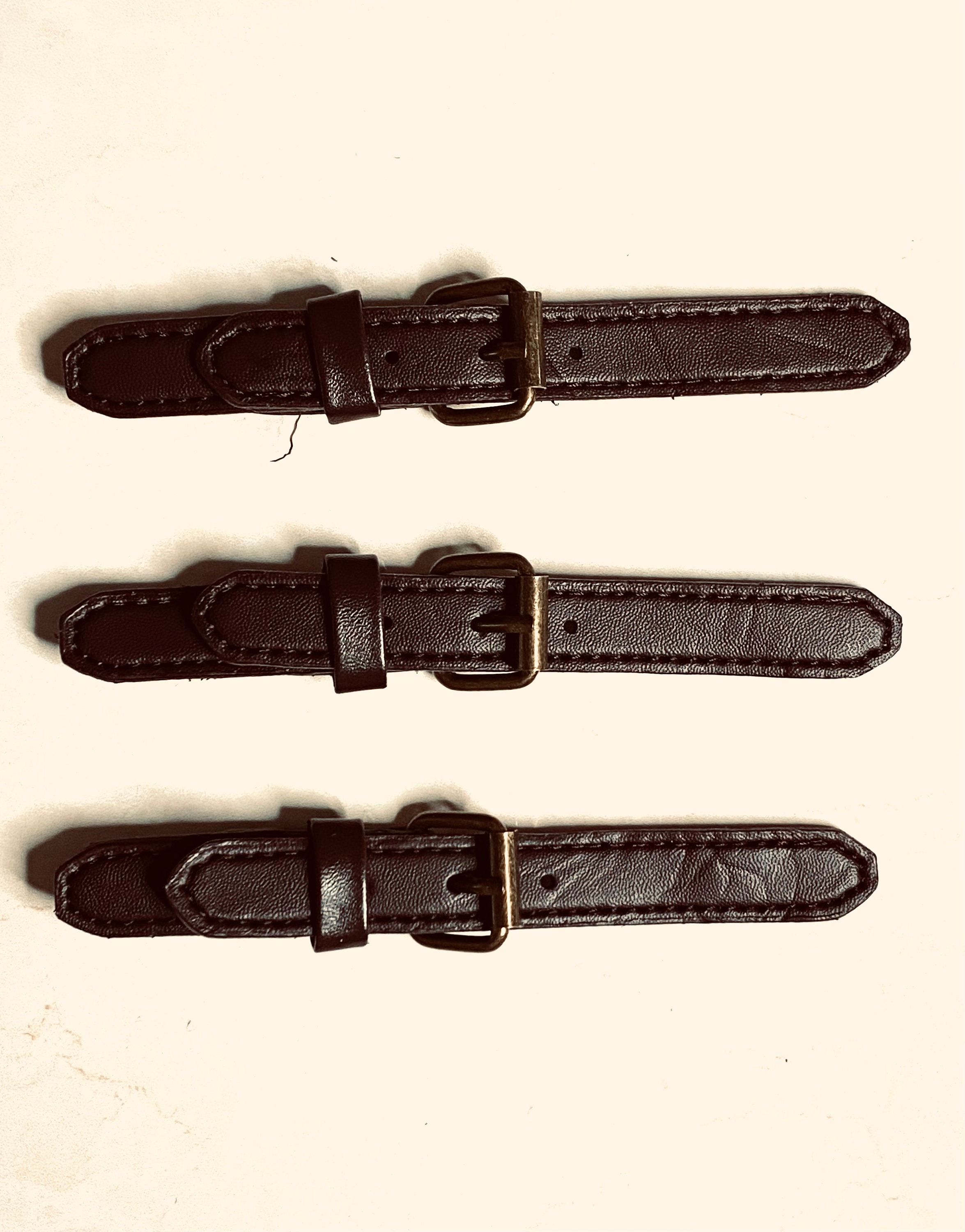 4 Pairs Synthetic Leather Closure Buckles, For DIY Handmade bag Buckle Closure