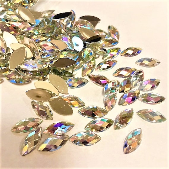 Rectangle Sew on Crystal Flatback Rhinestones Glass Sewing Rhinestones  Applique Clothes Sparkly Gems DIY Craft - China Sew on Rhinestones and  Crystal Ab Rhinestone price