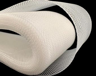 2"inch White Polyester Horsehair Braid, selling per Roll 22 yards