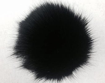 Natural Genuine Real Fox Fur Pom Pom Ball 3.5&#39;-4&#39;&#39; inch &#39;Width