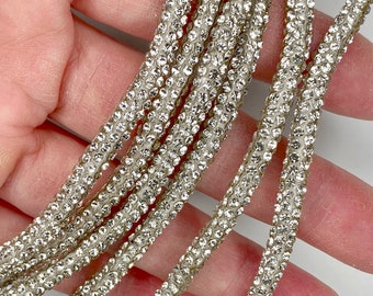 2 Yards 5mm Glitter Rope, Crystal cord Crystal Trimming Shoelaces DIY