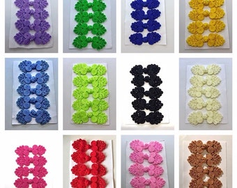 5 paires de boutons de fermeture à attaches grenouilles chinoises en perles, prix par 5 paires disponibles en 14 couleurs.