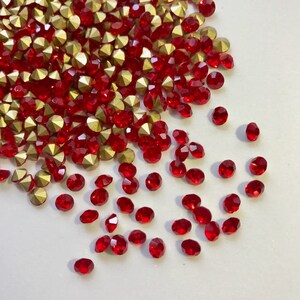 6mm Loose Pointy Rhinestone Packs/ Swarovski Shine Rhinestones Glue on ...