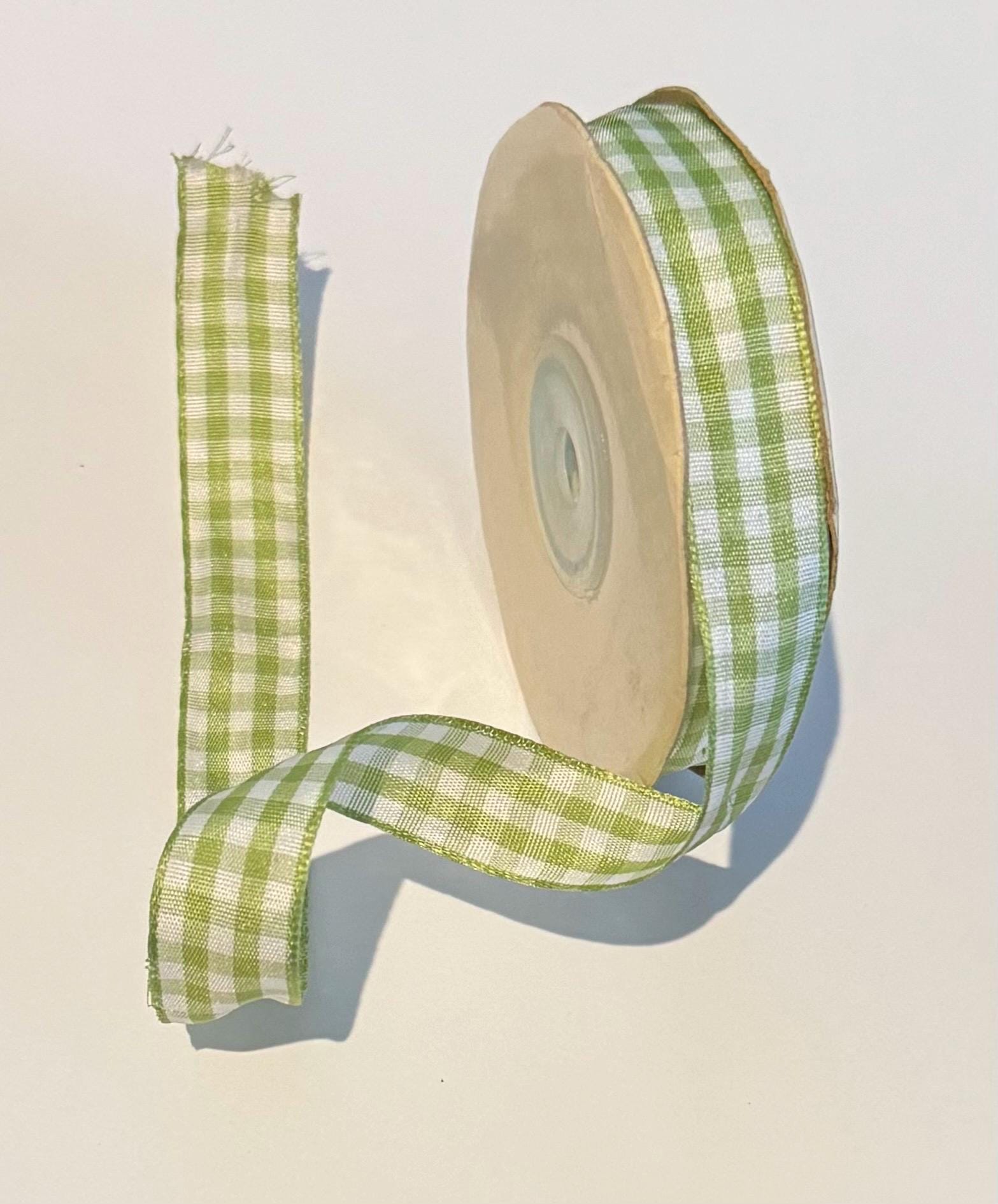 5/8'' Inch Wide Classic Checkered Ribbon, 100% Cotton Ribbon Selling ...