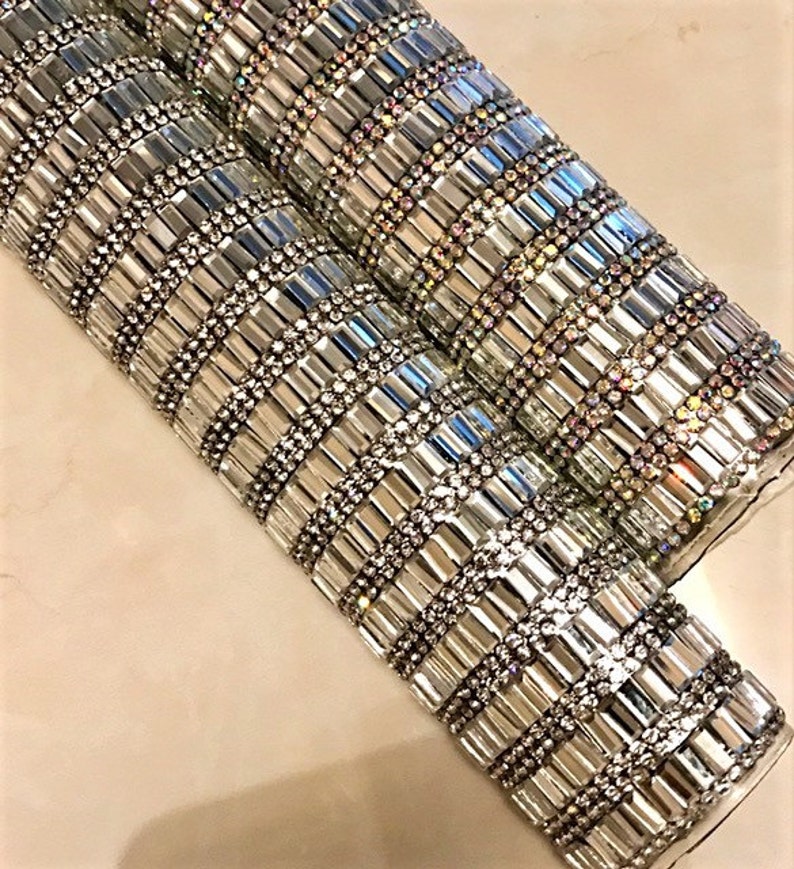 Crystal Mesh Rhinestone Panel Glass Rhinestone Sheets Iron On Price Per 1 Sheet
