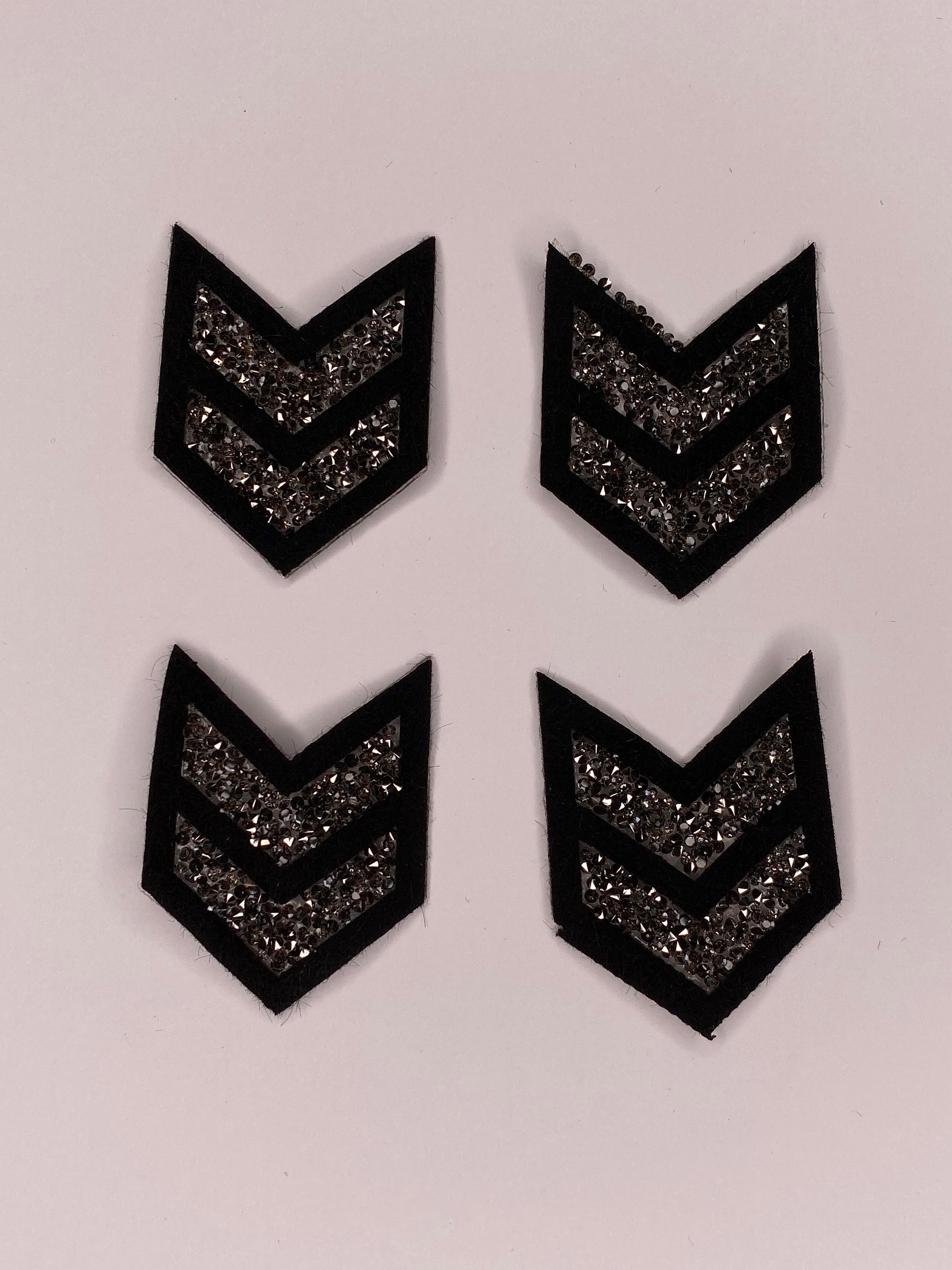 Military Rhinestone Logo Army Rhinestone Stripes Applique Iron on Transfer Applique Patch, Price ...