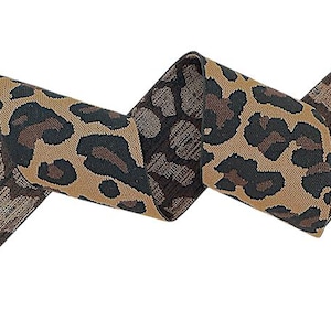 1 Inch (25mm) Wide Elastic Leopard Print Elastic Band Elastic Belt Clothing Accessories Elastic Supplier Elastic Price per 3 Yards