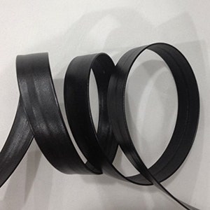 10mm. 15mm. 20mm. 25mm 30mm Black Synthetic leather bias tape