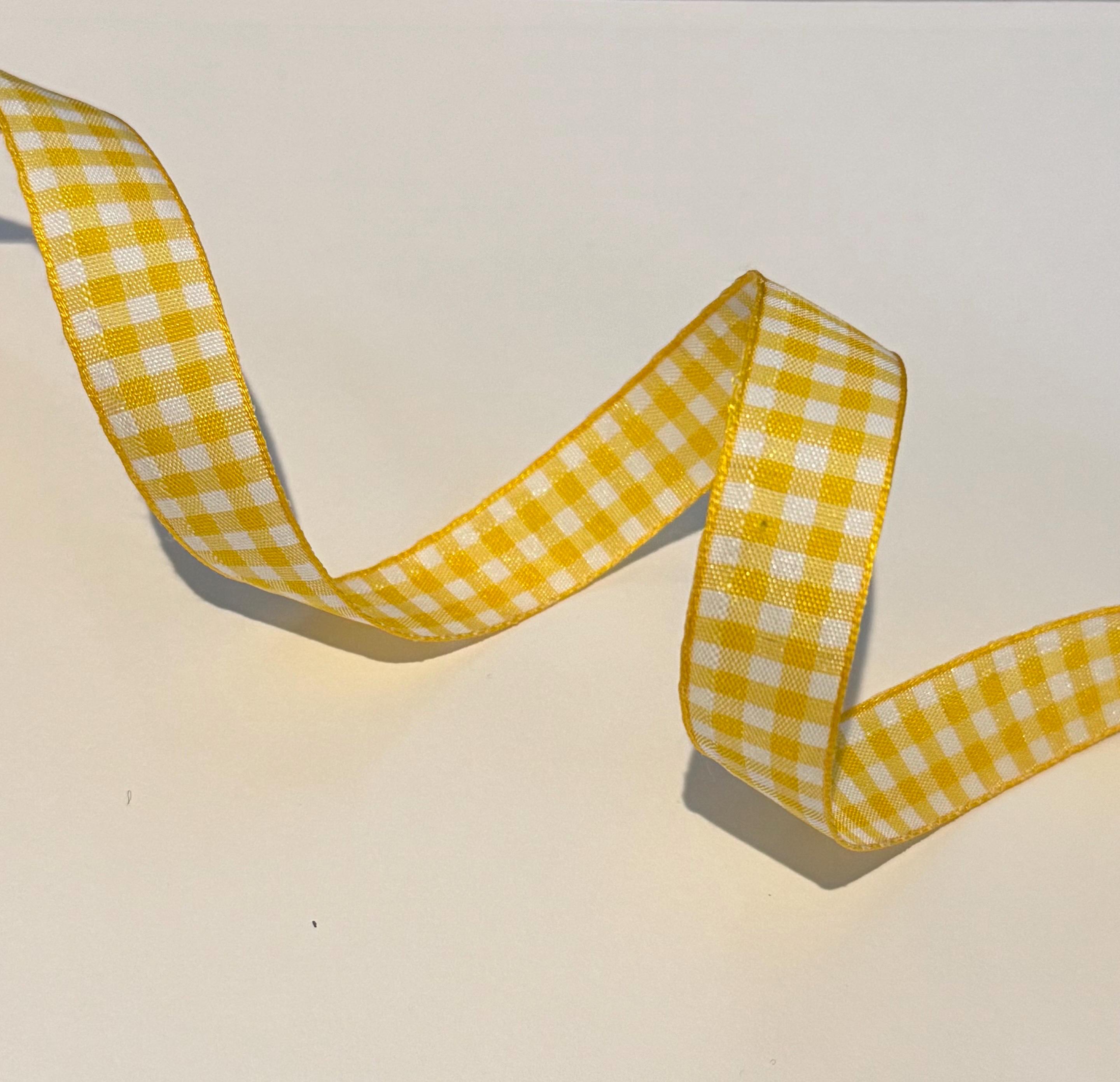 5/8'' Inch Wide Classic Checkered Ribbon, 100% Cotton Ribbon Selling ...