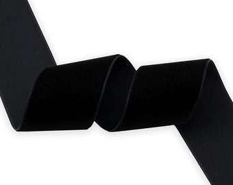 5/8'' inch Single Face Black Velvet Ribbon ( 5Yards)
