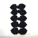 Five Pairs of Bead Chinese Frogs fasteners closure buttons in Black, Available in 12 Colors. 