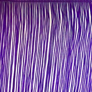 6&quot; inch Chainette Fringe in Purple Fabric Trim for flapper, Costumes, dancers, decor ( Selling by yard)