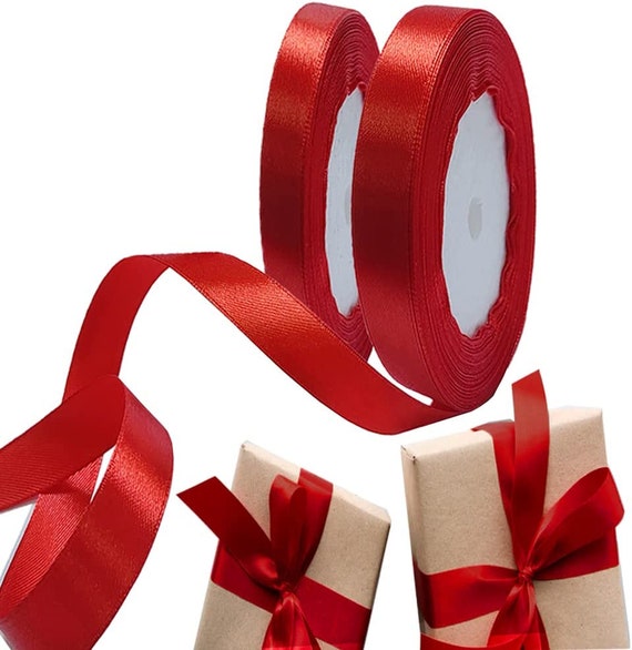 Ribbon 1 inch Red Ribbons for Crafts Gift Ribbon Satin inch Satin Ribbon  Sing