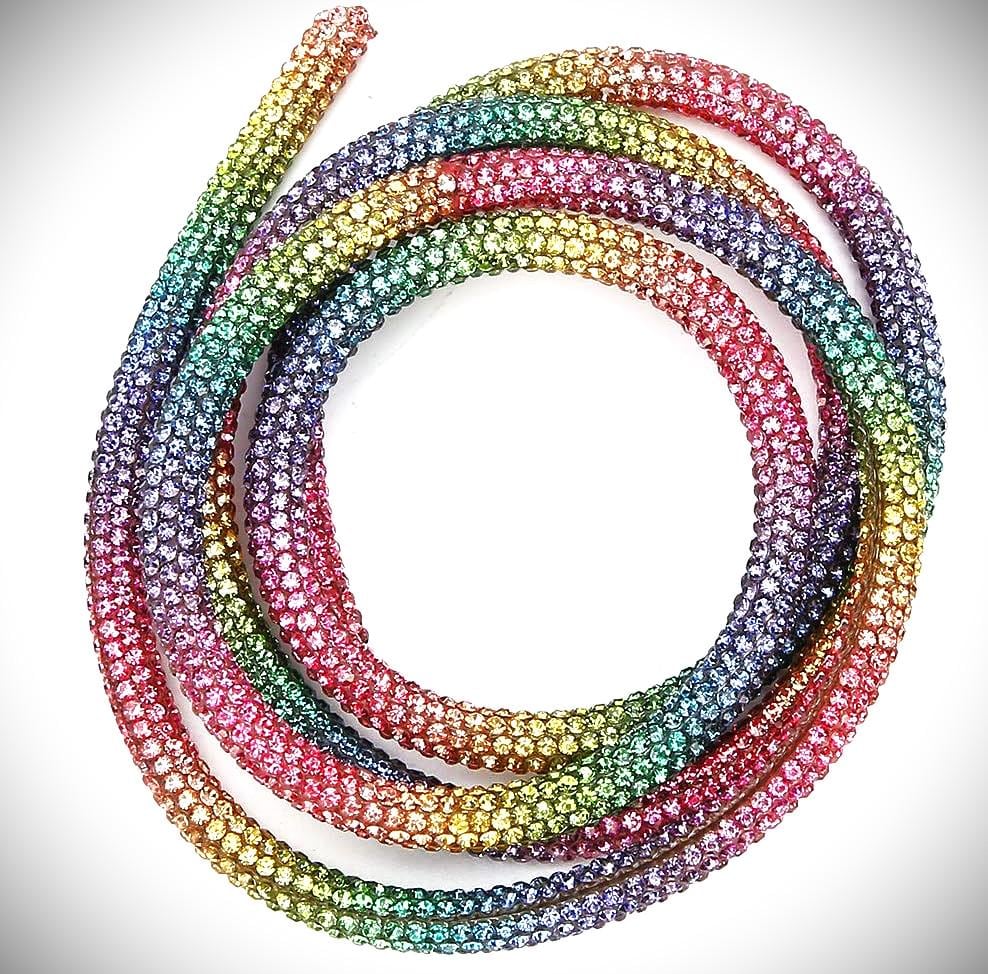 Crystal AB Glitter Rope: 5mm DIY Craft Cord, 2 Yards - Etsy
