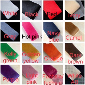 3'' Inch Polyester Horsehair Braid selling per Roll/ 22 Yards 18 Different Colors image 1