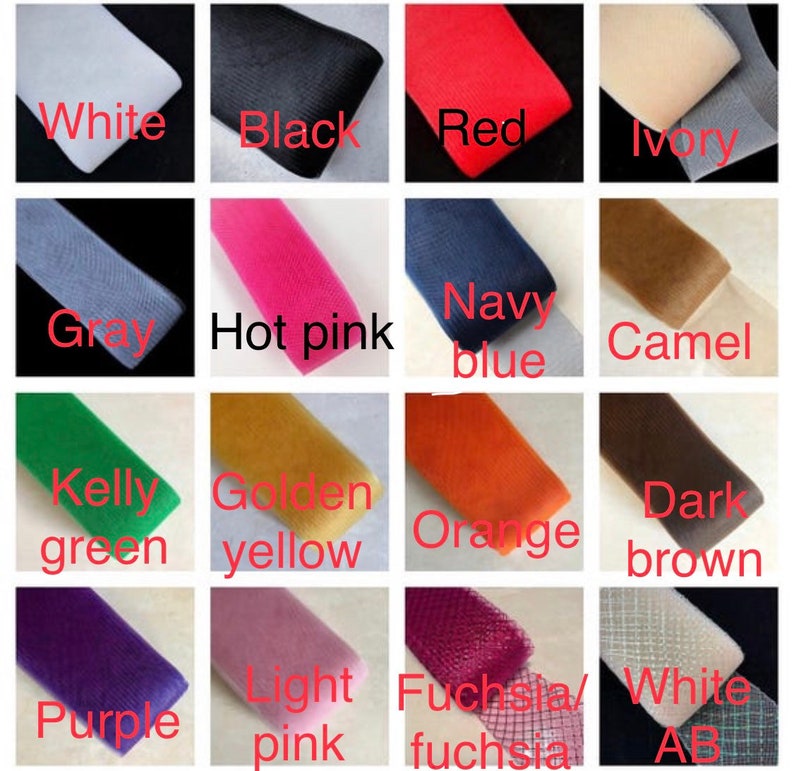 3'' Inch Polyester Horsehair Braid selling per Roll/ 22 Yards 18 Different Colors image 1