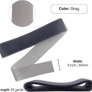 2&quot;inch wide GREY Or NAVY Polyester Horsehair Braid, selling per Roll 22 Yard
