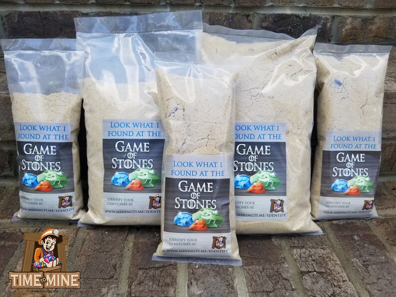 Gem Mining Activity Gemstone Bags & Sifting Kits Gem Etsy