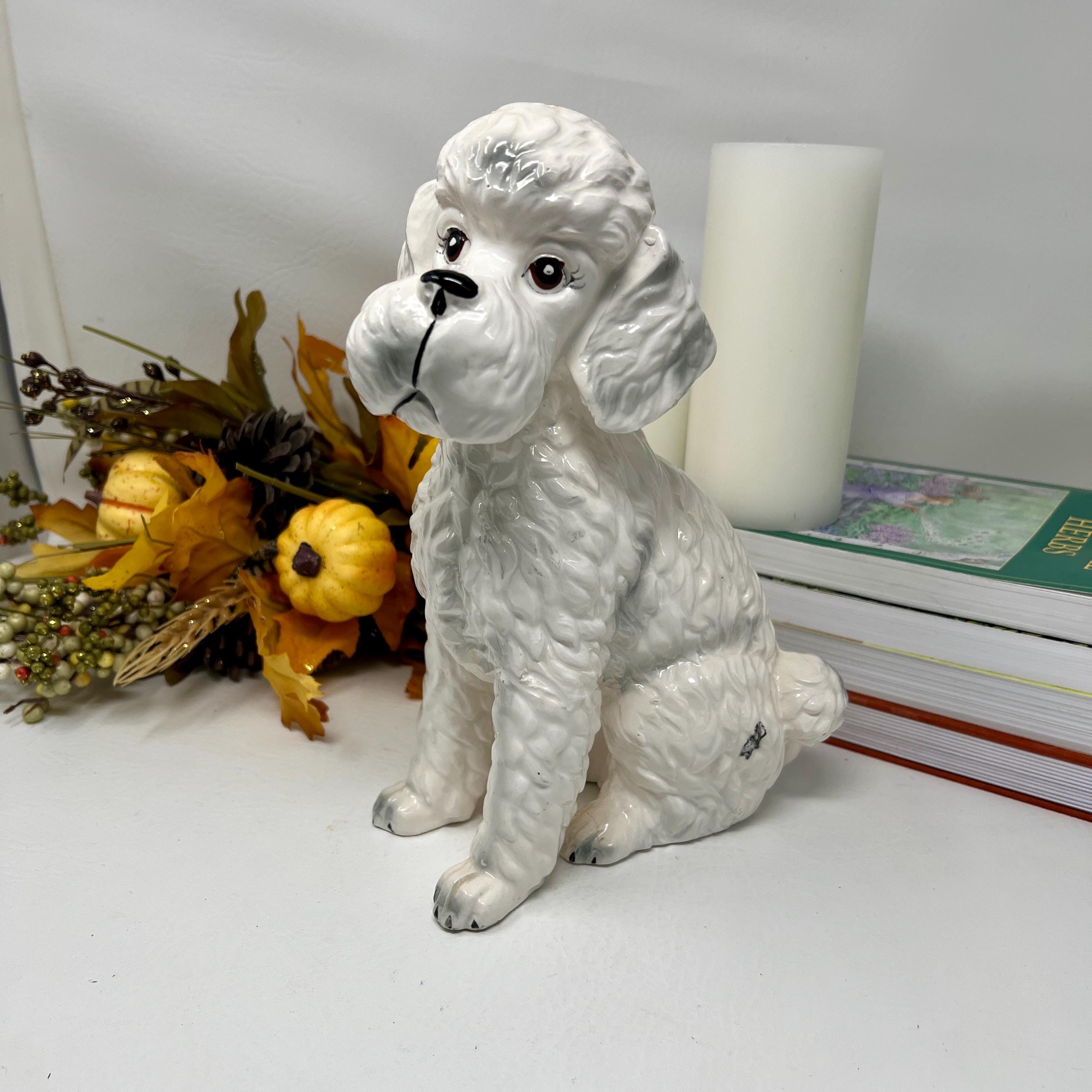 Retro Ceramic Poodle Japan - Etsy