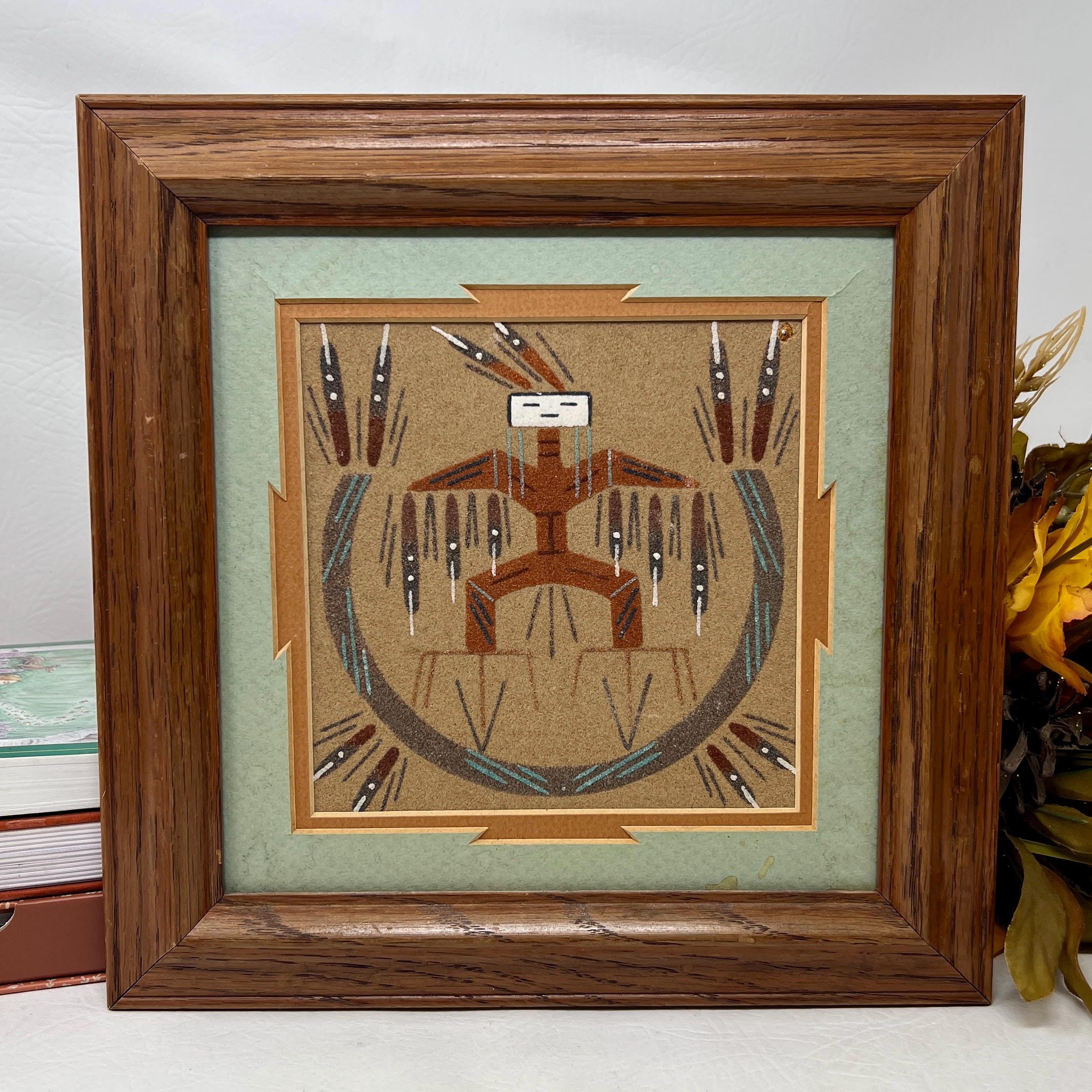 ネイティブアメリカン 砂画 ネイティブアメリカン 砂画 Vintage